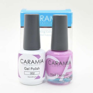 #002 Caramia Gel Polish & Nail Lacquer 0.5oz